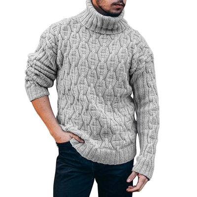 Thick Winter Turtleneck Sweater for Men