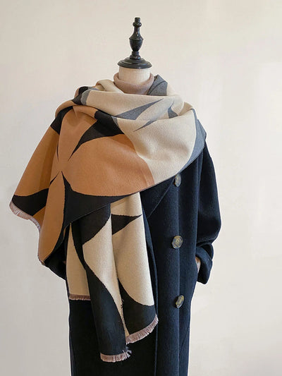 Reversible Cashmere Scarf for Women