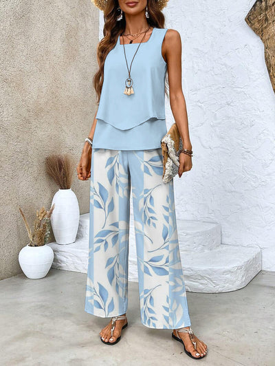 Elegant Cotton Summer Set for Women