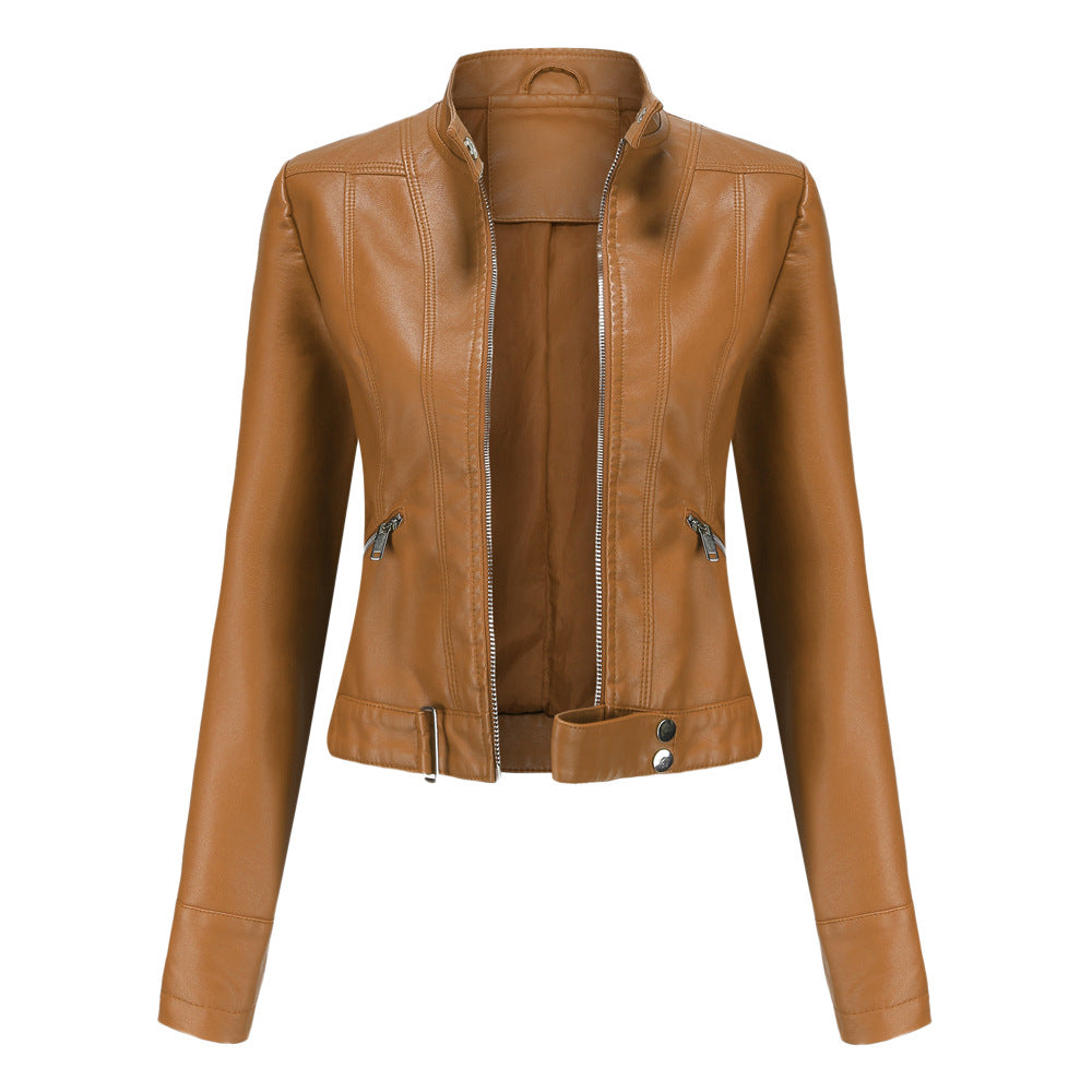 Elegant Leather Jacket for Women