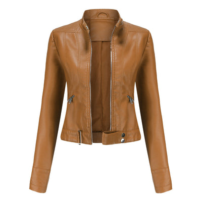 Elegant Leather Jacket for Women