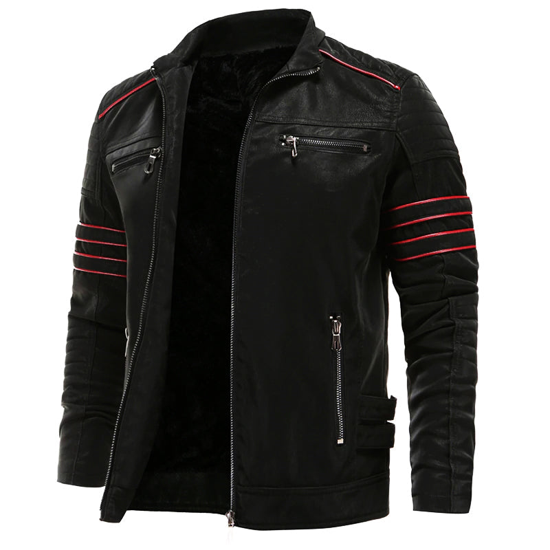 Outerwear Leather Jacket for Men