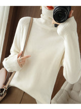 Elegant Cashmere Knitted Sweater for Women