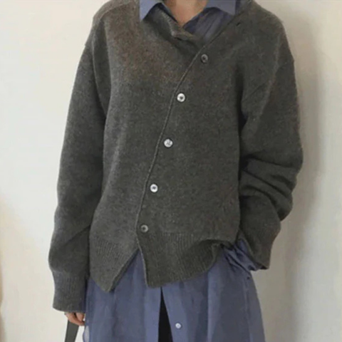 Stylish Asymmetric Cardigan for Women