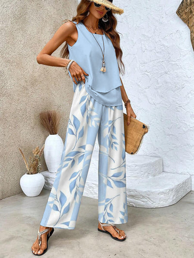 Elegant Cotton Summer Set for Women