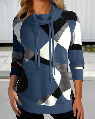 Colour Block Hoodie for Women