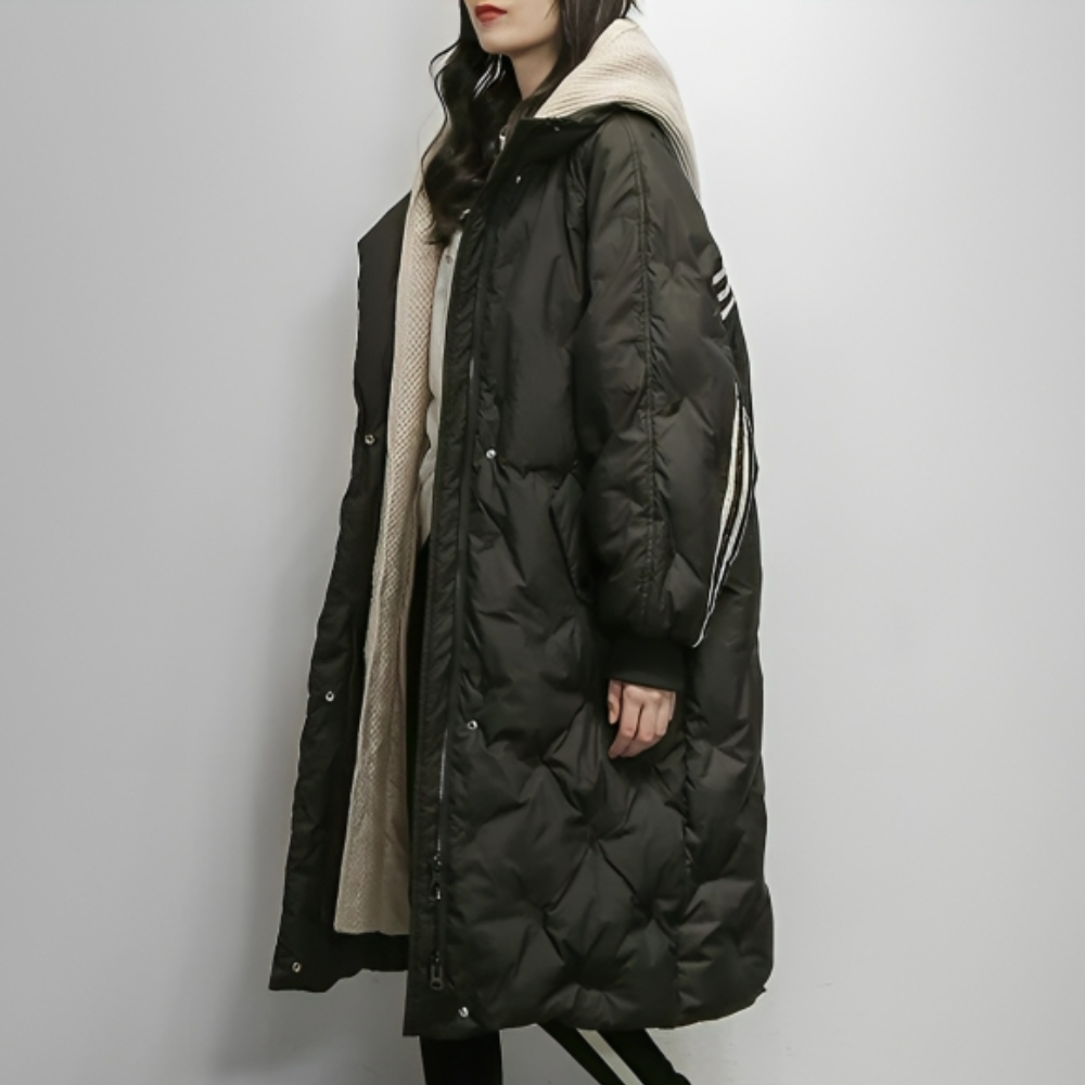 Down Jacket with Hood for Women