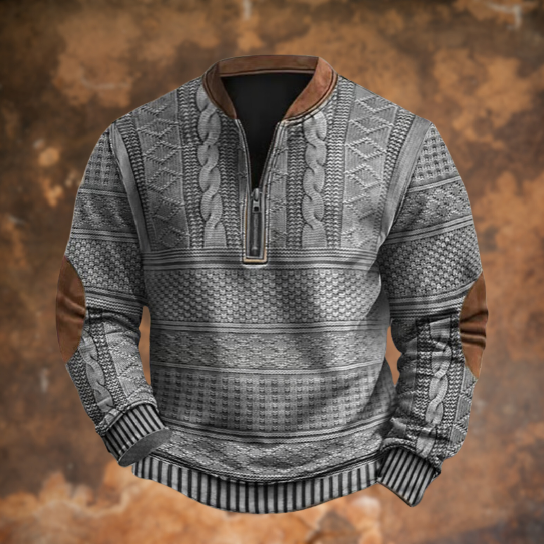 Comfortable Zip-Up Sweatshirt for Men