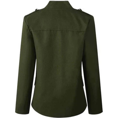 Elegant Stand Collar Blazer for Women