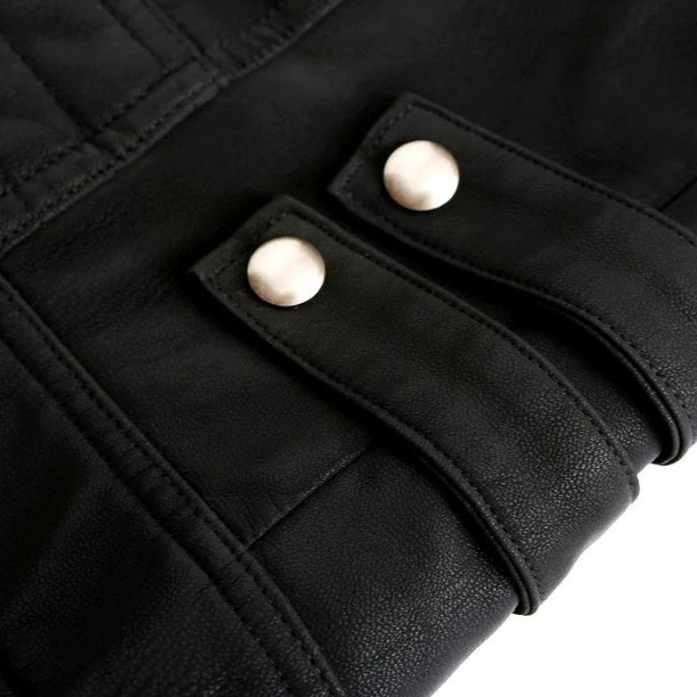 Outerwear Leather Jacket for Men