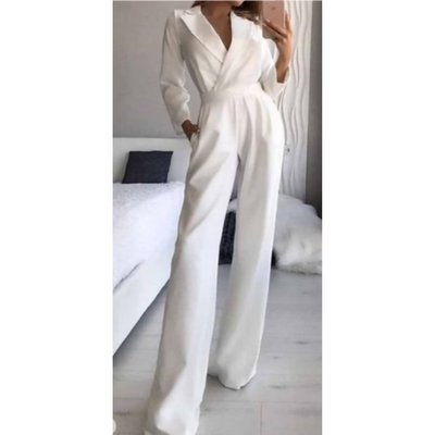 Jumpsuit with Wide Straps for Women