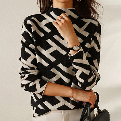 Elegant Geometric Sweater