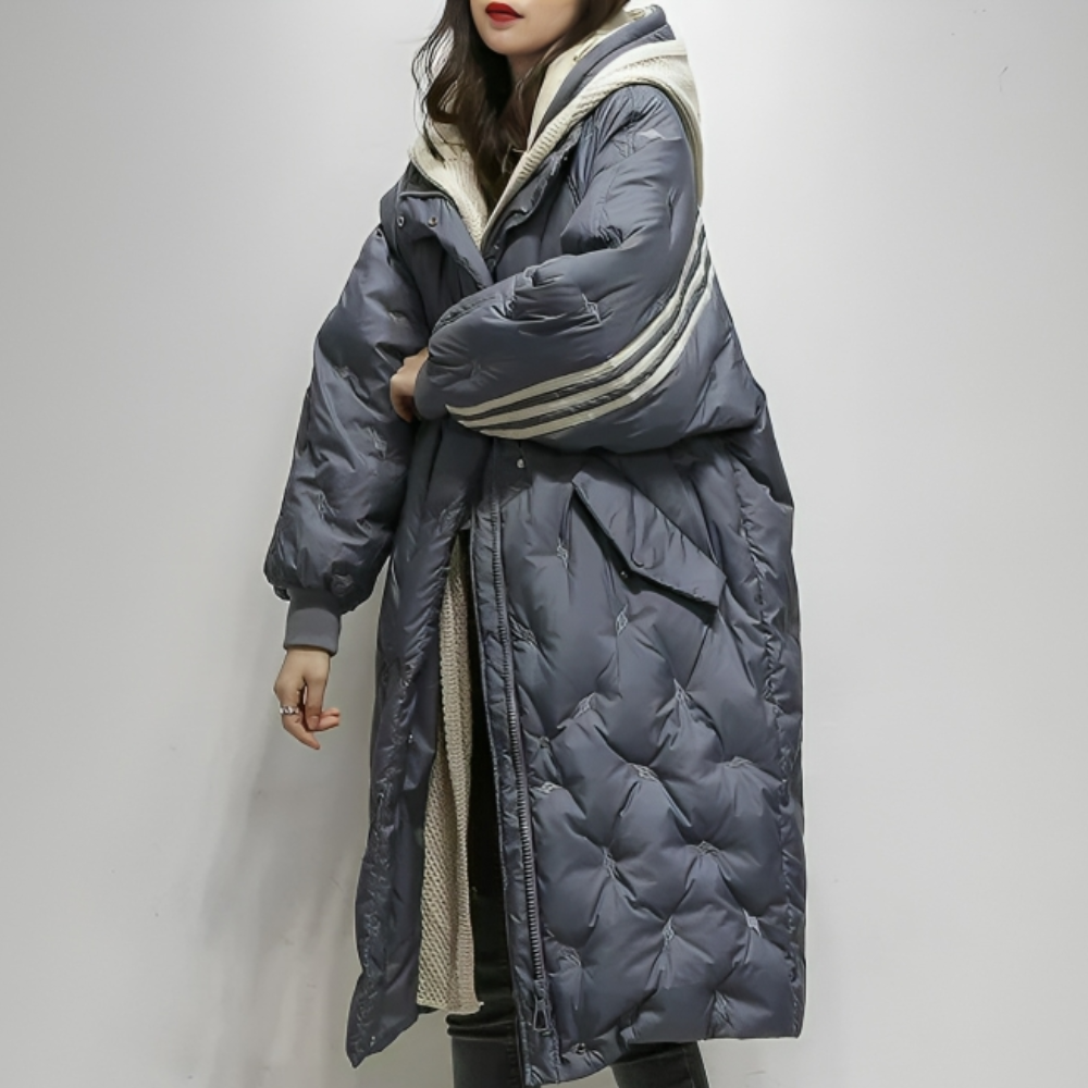 Down Jacket with Hood for Women