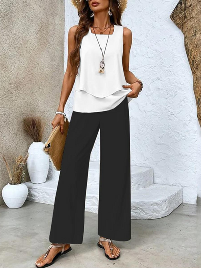 Elegant Cotton Summer Set for Women