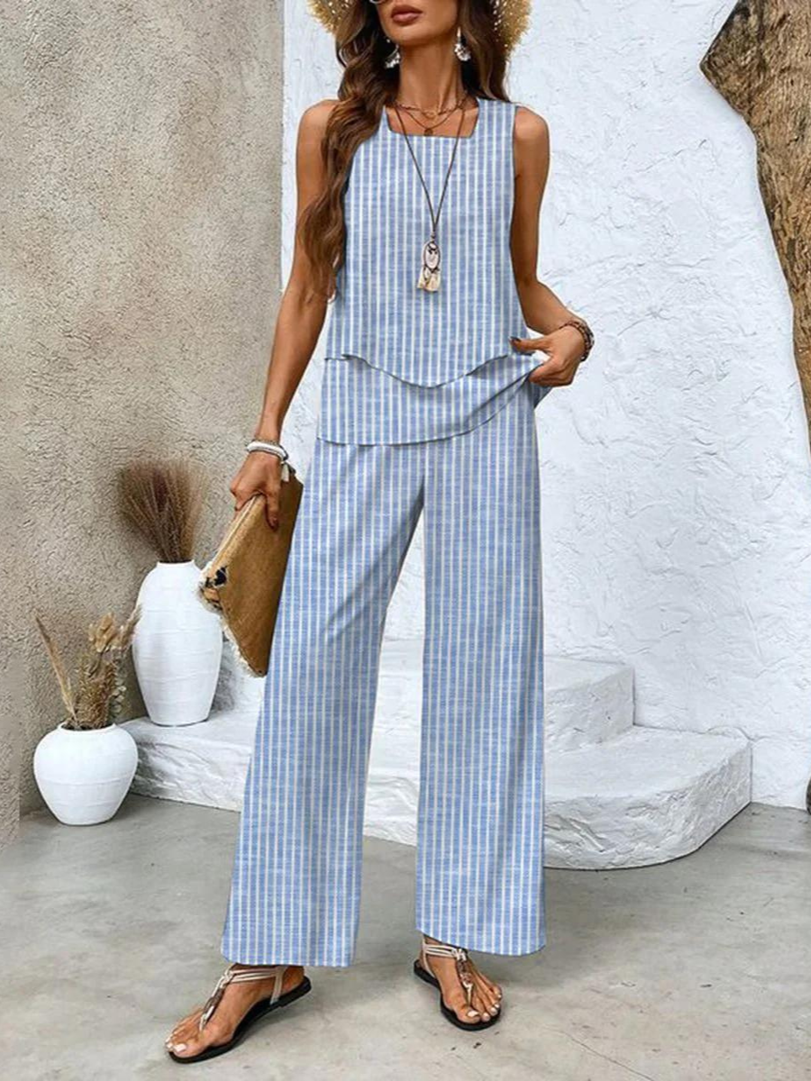 Elegant Cotton Summer Set for Women