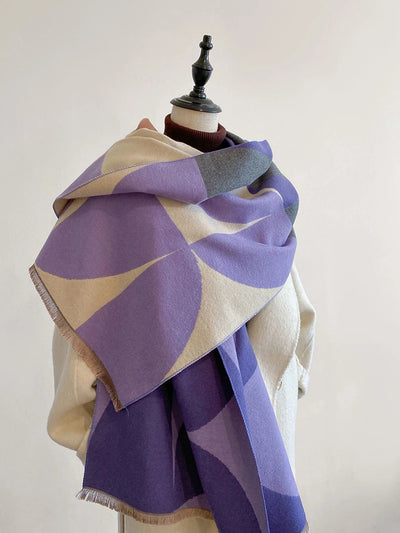 Reversible Cashmere Scarf for Women