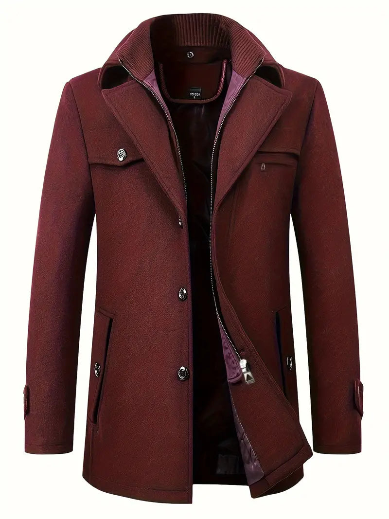 Stylish Warm Trench Coat for Men