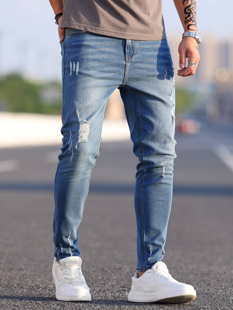 Slim-Fit Stretch Jeans for Men