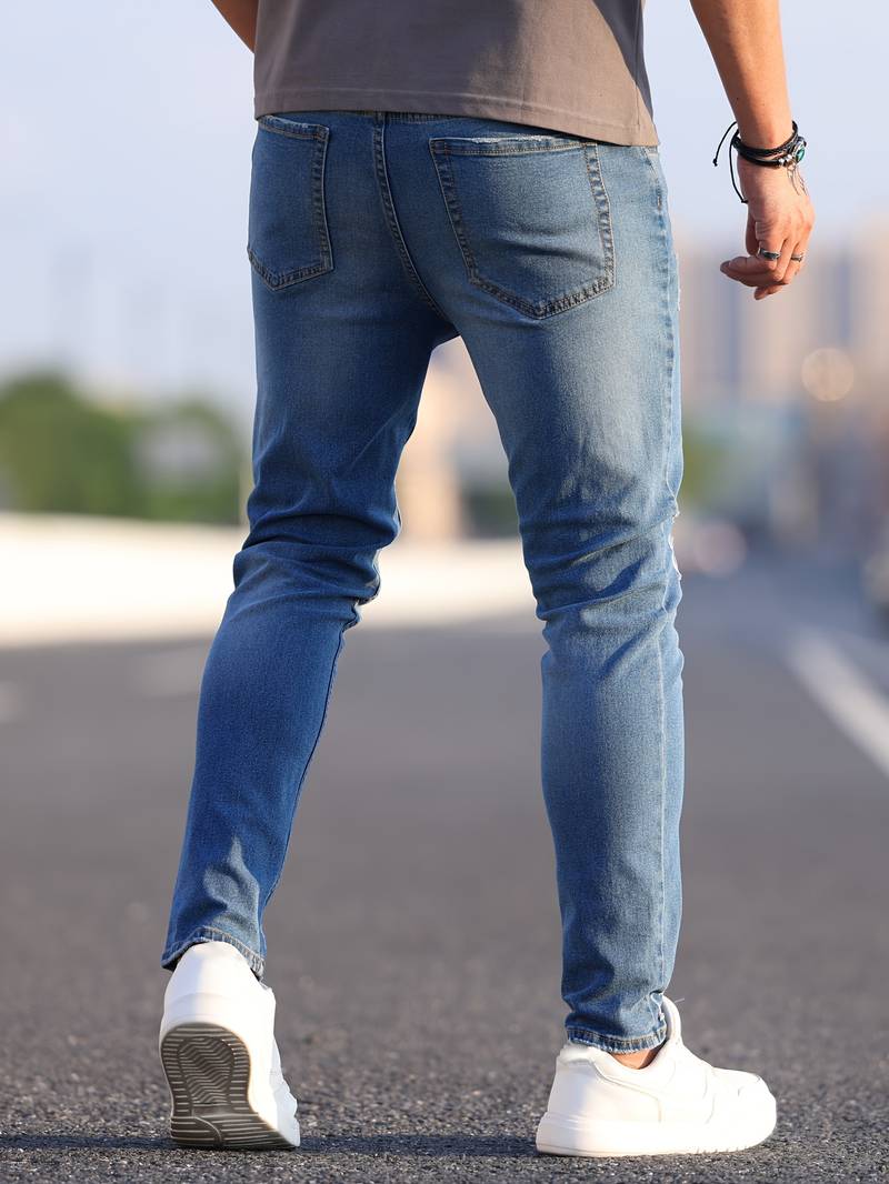 Slim-Fit Stretch Jeans for Men