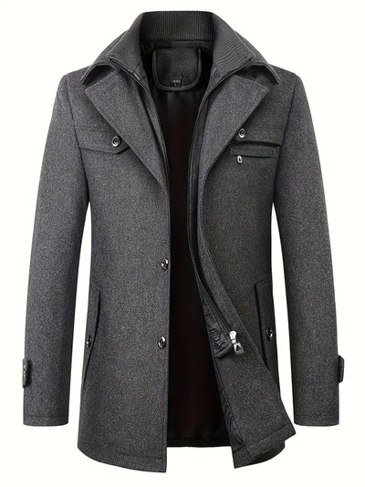 Stylish Warm Trench Coat for Men