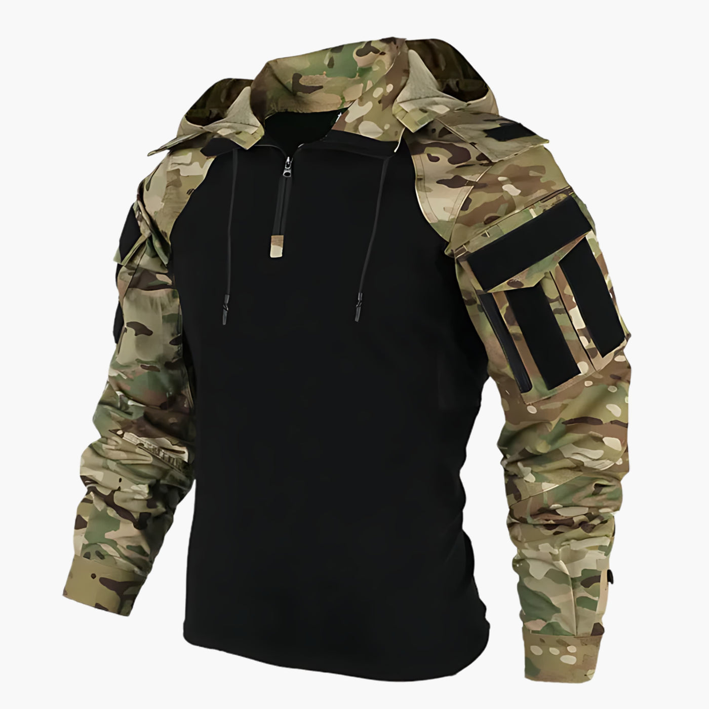 Tactical Outdoor Sweater with Hood for Men