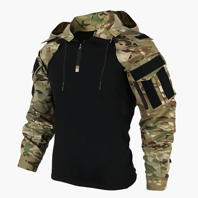 Tactical Outdoor Sweater with Hood for Men