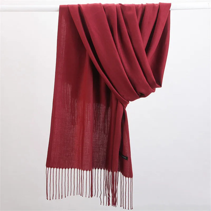 Warm Cashmere Scarf for Women