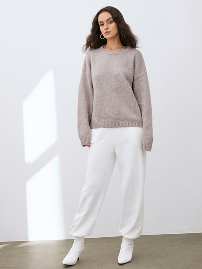 Lightweight Cloud Weather Pullover Sweater for Women