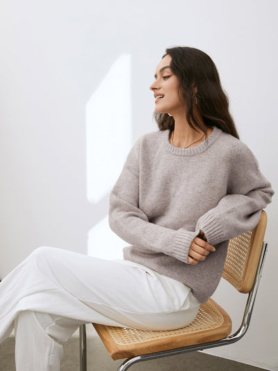 Lightweight Cloud Weather Pullover Sweater for Women