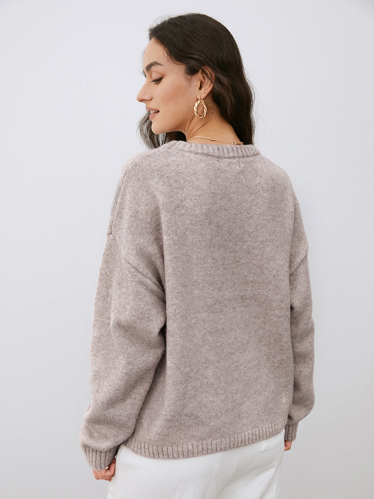 Lightweight Cloud Weather Pullover Sweater for Women