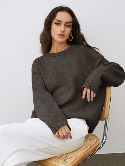 Lightweight Cloud Weather Pullover Sweater for Women
