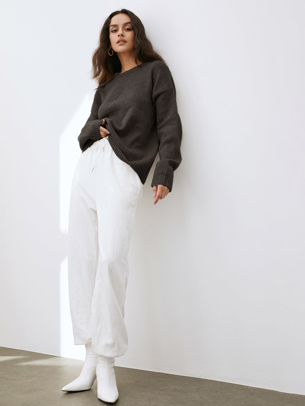 Lightweight Cloud Weather Pullover Sweater for Women