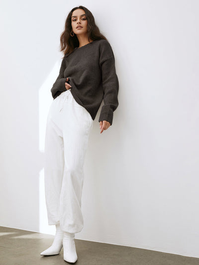 Lightweight Cloud Weather Pullover Sweater for Women