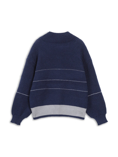 Open Collar Button Up Sweater for Women