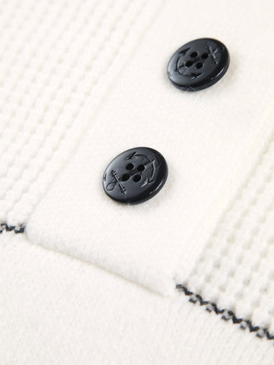 Open Collar Button Up Sweater for Women