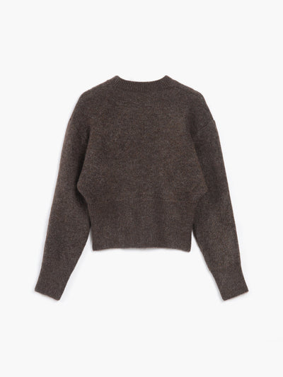 Half Zip Fuzzy Sweater for Women