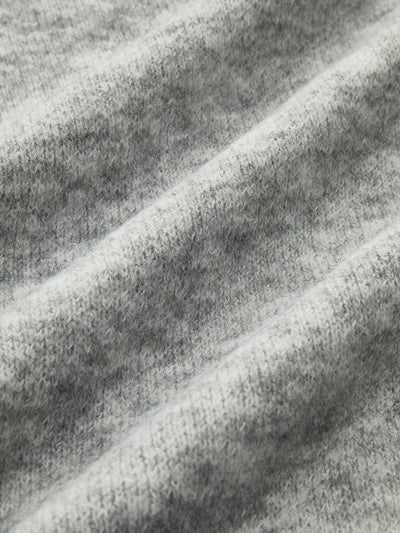Half Zip Fuzzy Sweater for Women