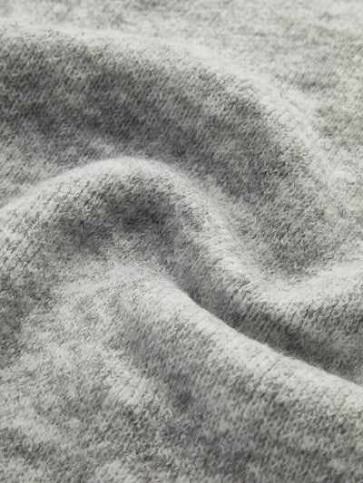Half Zip Fuzzy Sweater for Women