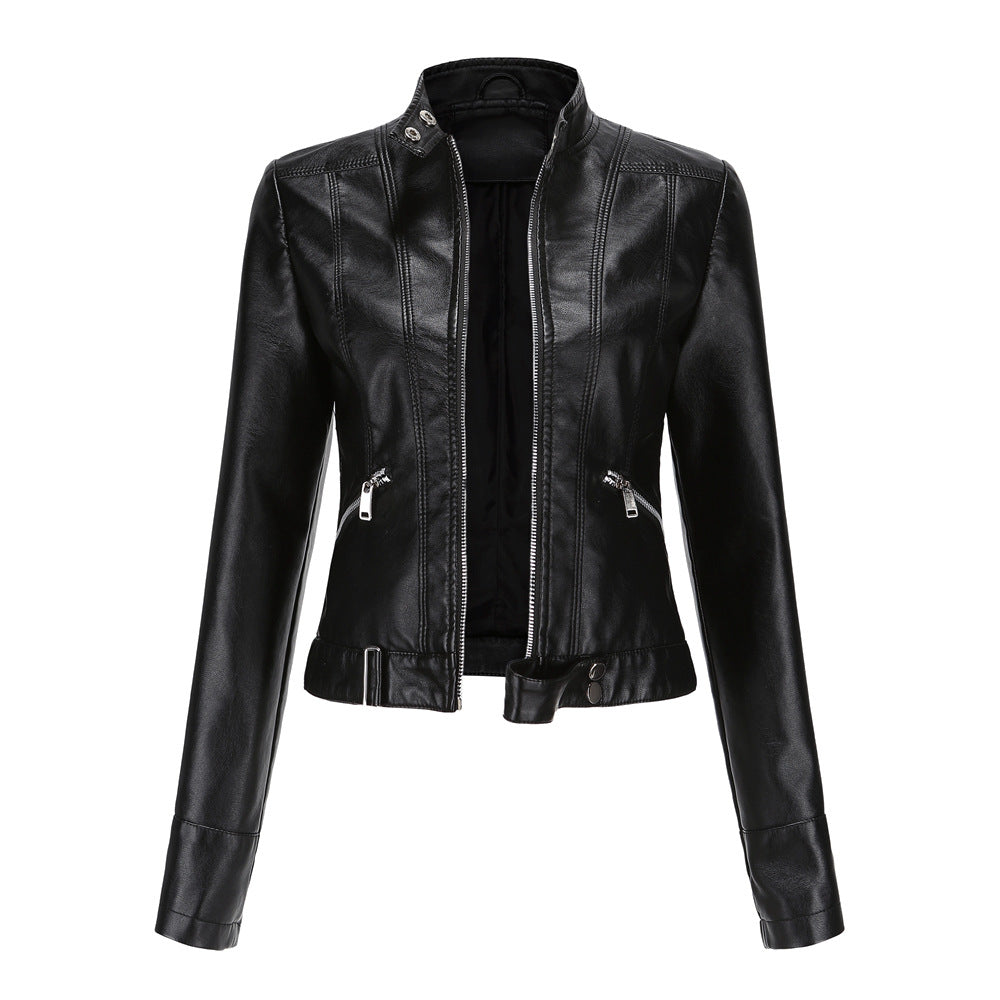 Elegant Leather Jacket for Women
