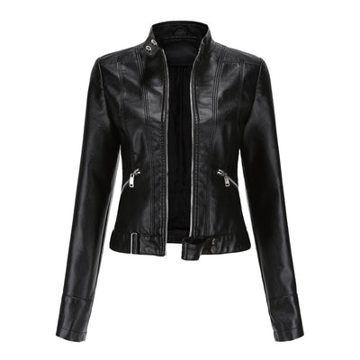Elegant Leather Jacket for Women