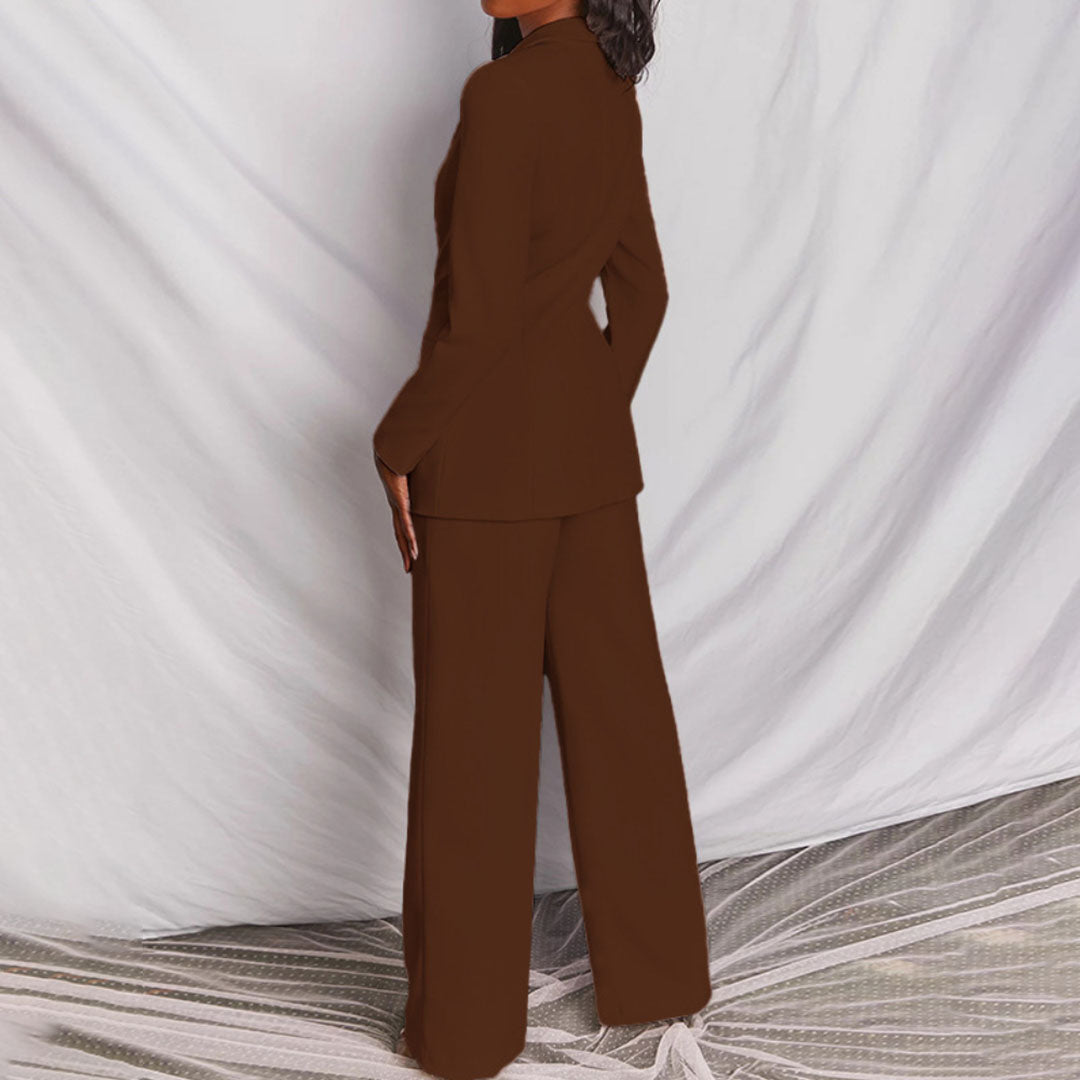 Elegant Blazer & Pants Set for Women