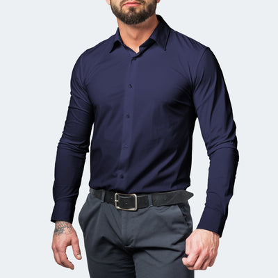 Wrinkle-Free Stretch Shirt for Men