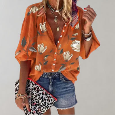 Floral Summer Blouse for Women