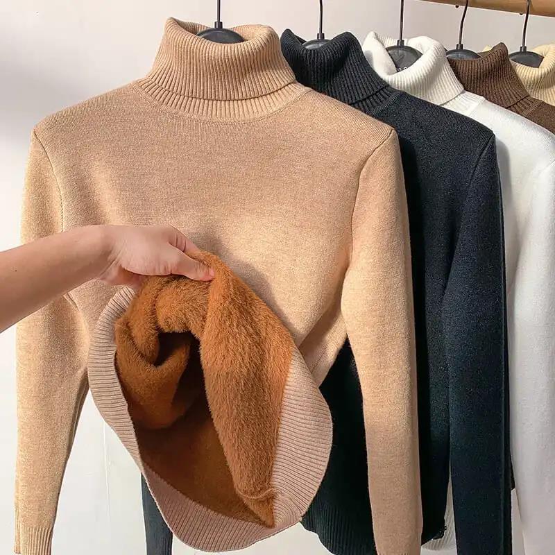 Cashmere Turtleneck Sweater for Women