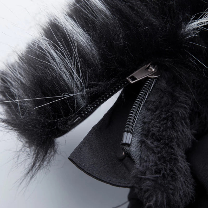 Long Hooded Winter Coat for Men