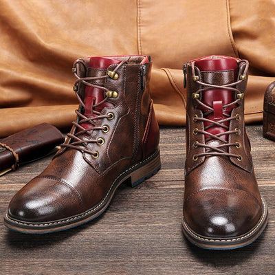 Handmade Leather Oxford Boots for Men