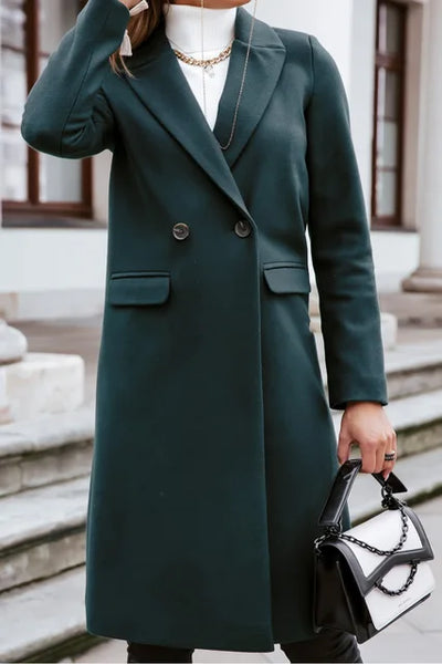 Elegant Coat with Buttons for Women