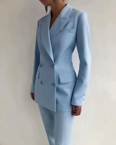 Elegant Blazer & Pants Set for Women