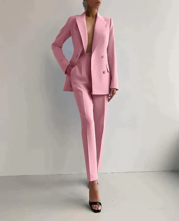 Elegant Blazer & Pants Set for Women