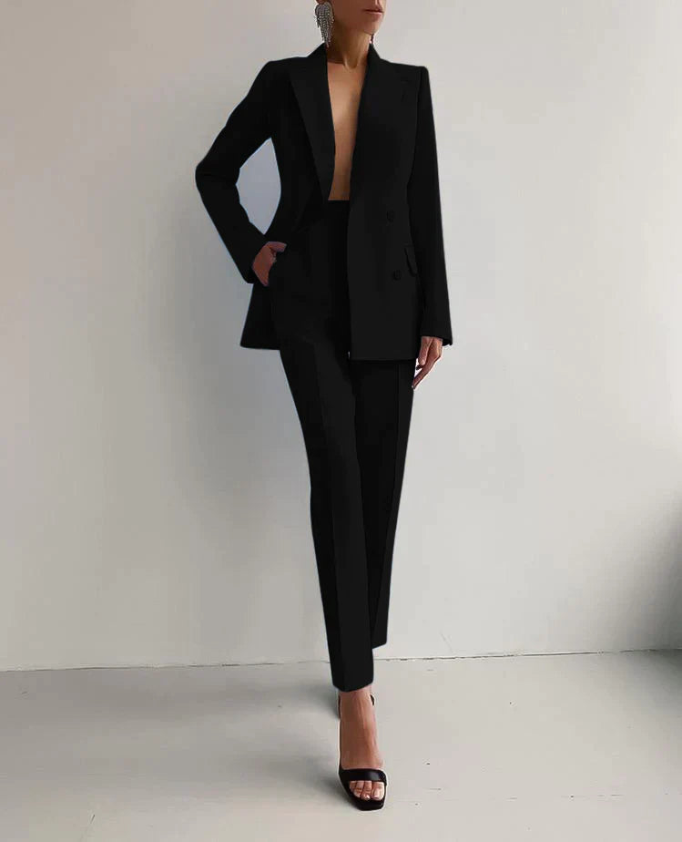 Elegant Blazer & Pants Set for Women